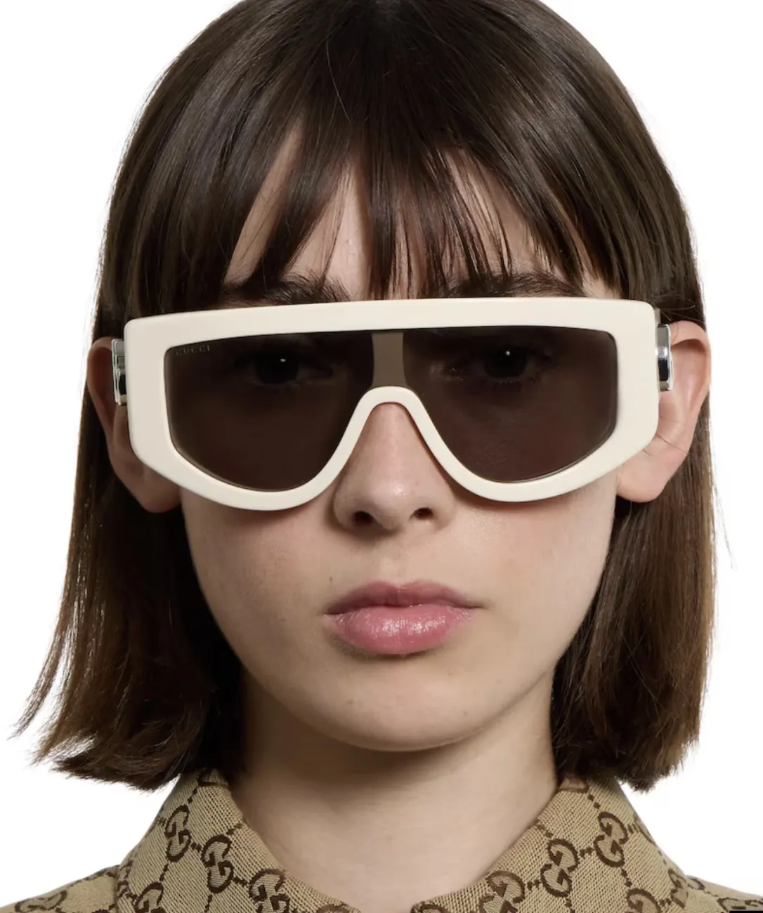 Gafas de sol Gucci máscara blanca